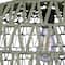 Hello Honey® 19.5" Boho Open Weave Metal and Paper Rope Ceiling Light